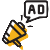 ads with megahorn